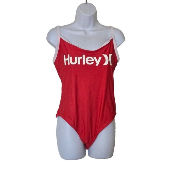 HURLEY SWIM ONE PIECE BATHING SUIT WOMEN'S red SIZE 1X - Picture 1 of 6